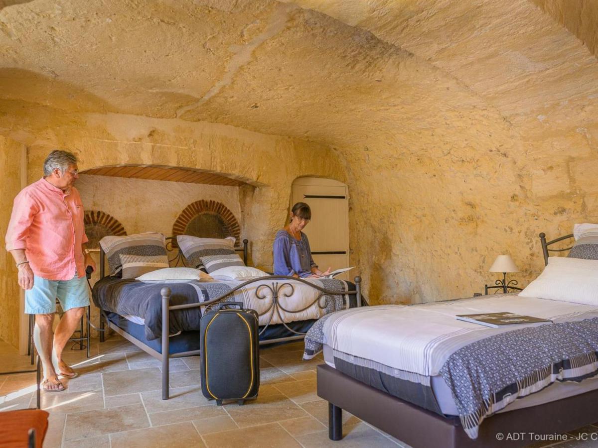 Maison Troglodyte Elegante Avec Spa, Salle De Jeux Et Jardin Clos A - Fr-1-381-87 * Vouvray